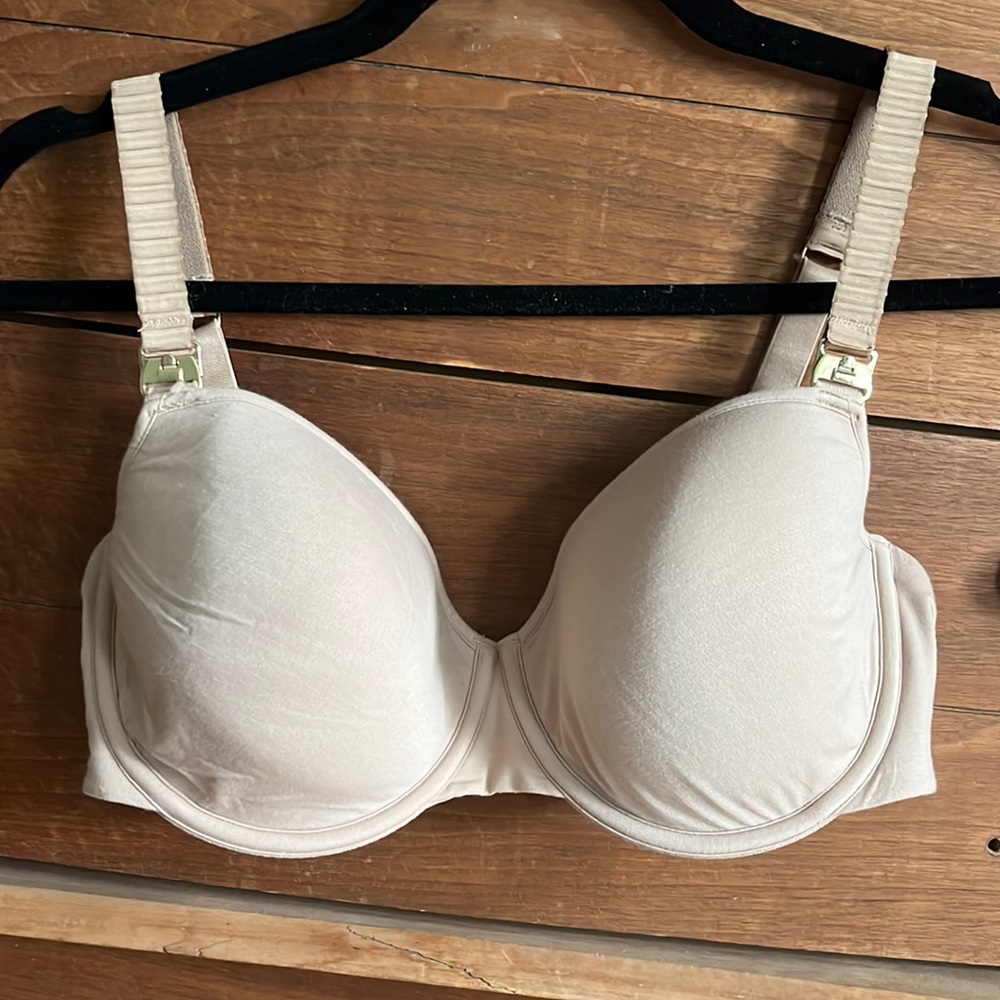 ThirdLove Nursing Bra, taupe, size 34E (DD)